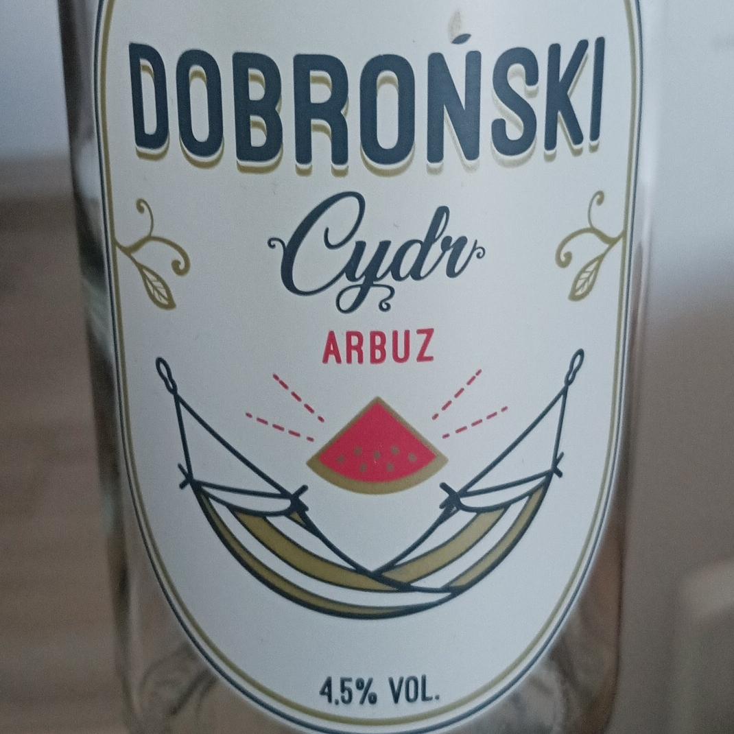 Zdjęcia - Cydr Dobroński Arbuz