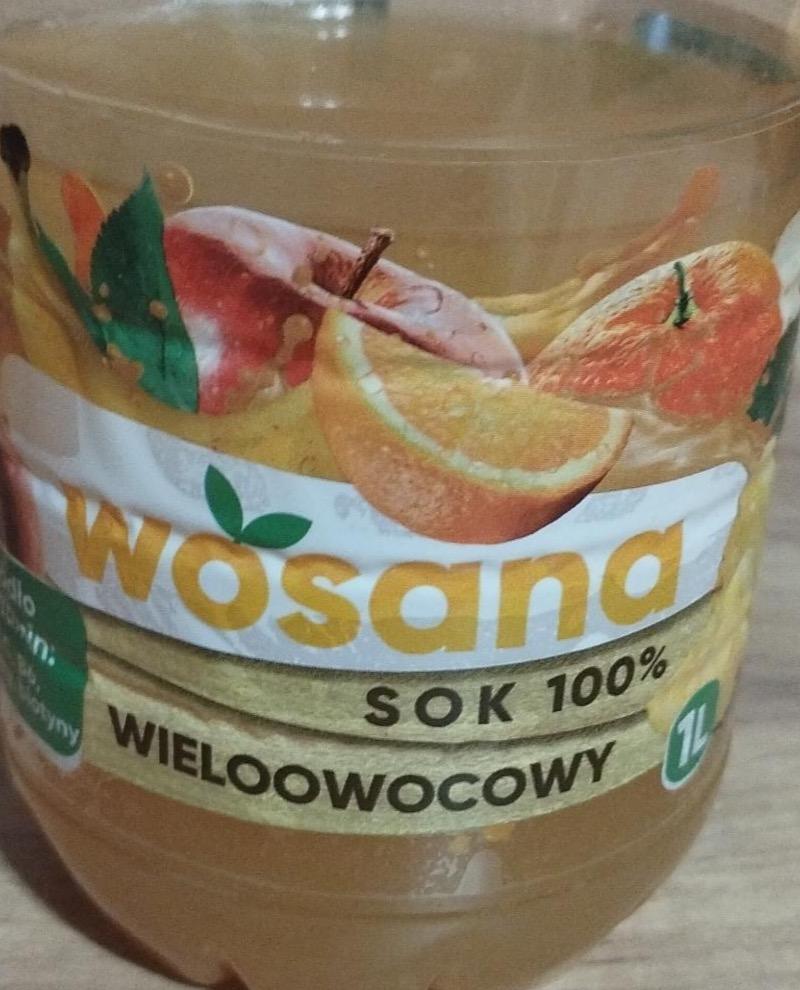 Zdjęcia - Sok 100% wieloowocowy Wosana