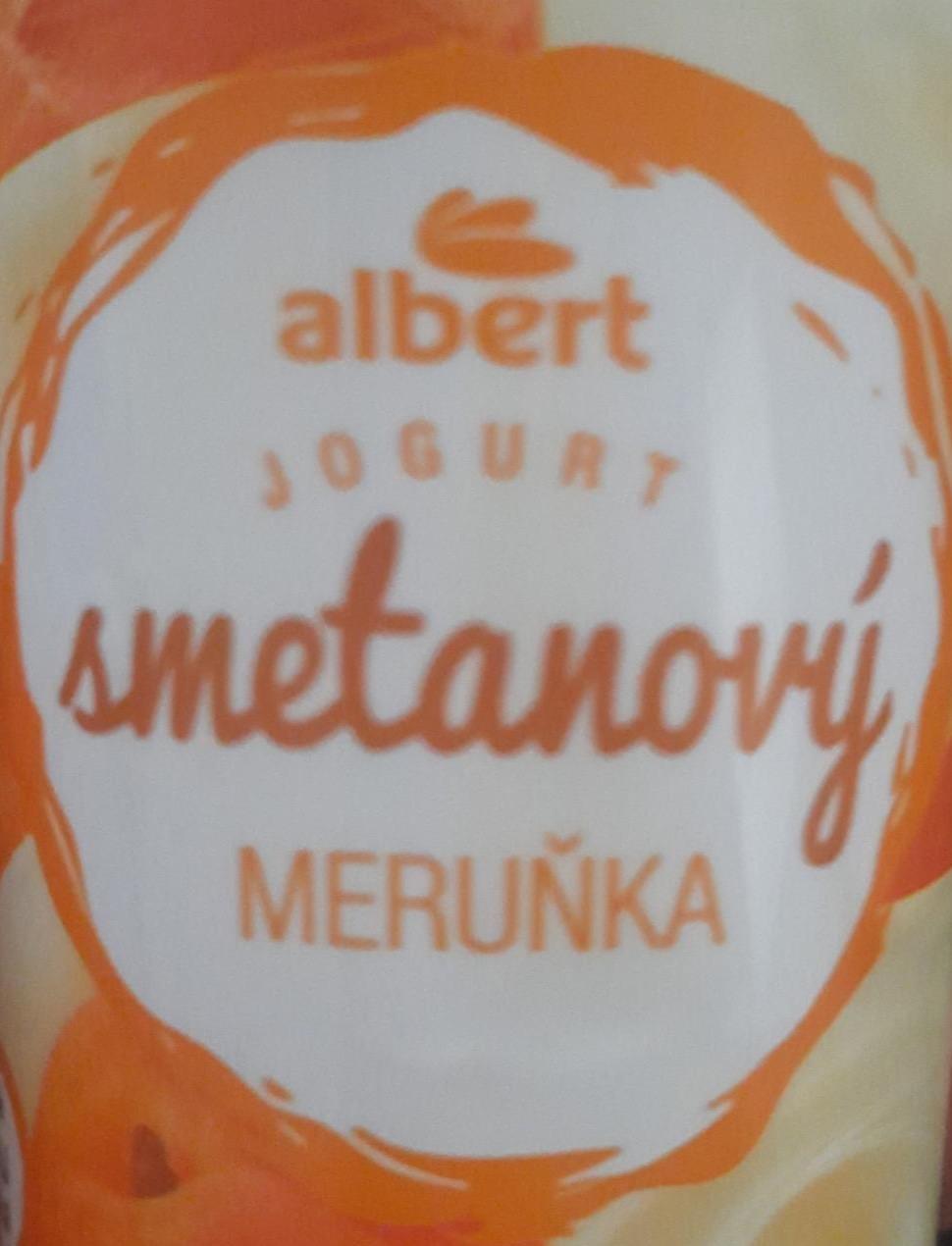 Zdjęcia - Jogurt smetanový meruňka Albert