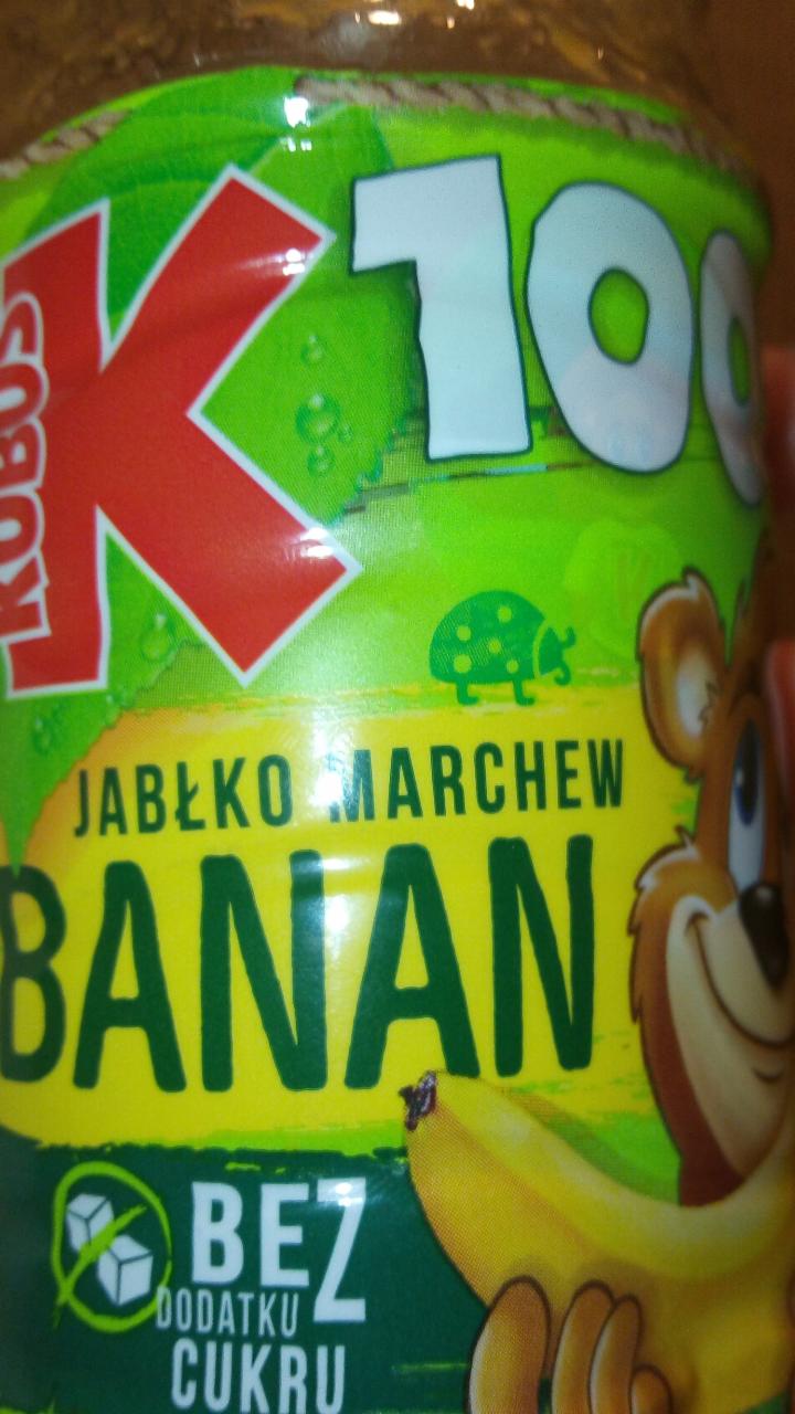 Zdjęcia - Kubuś 100% Sok banan marchew jabłko 300 ml