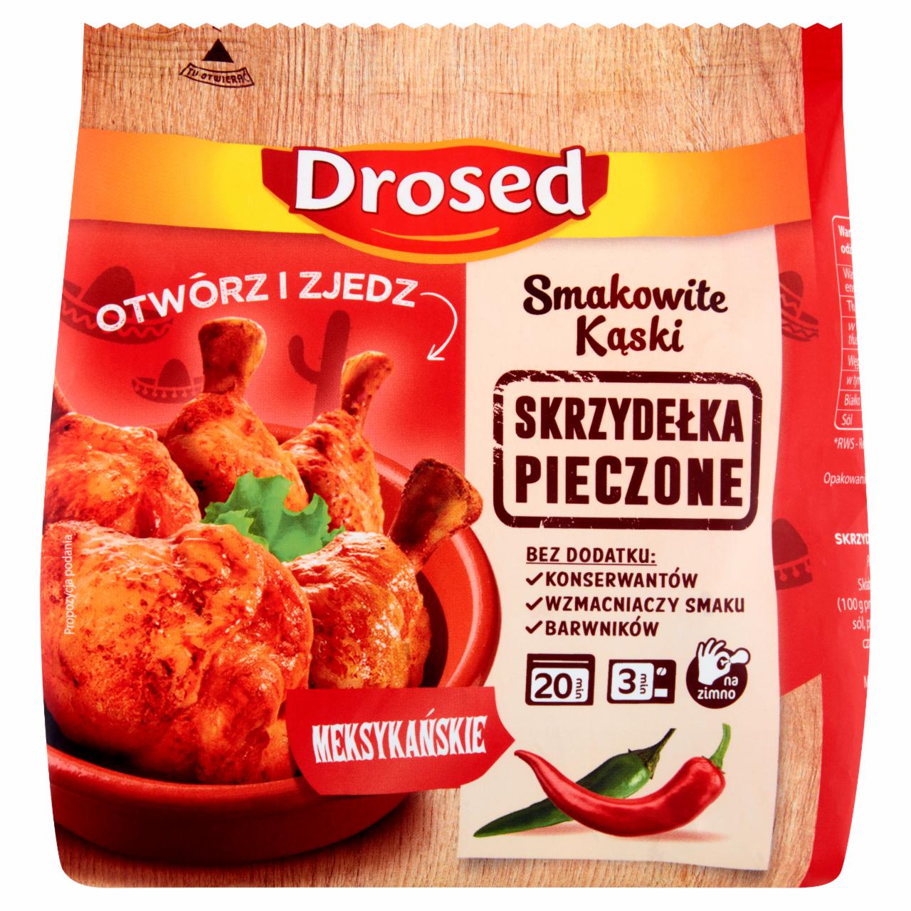 Zdjęcia - Drosed Smakowite Kąski Pieczone skrzydełka meksykańskie 250 g (5-7 sztuk)