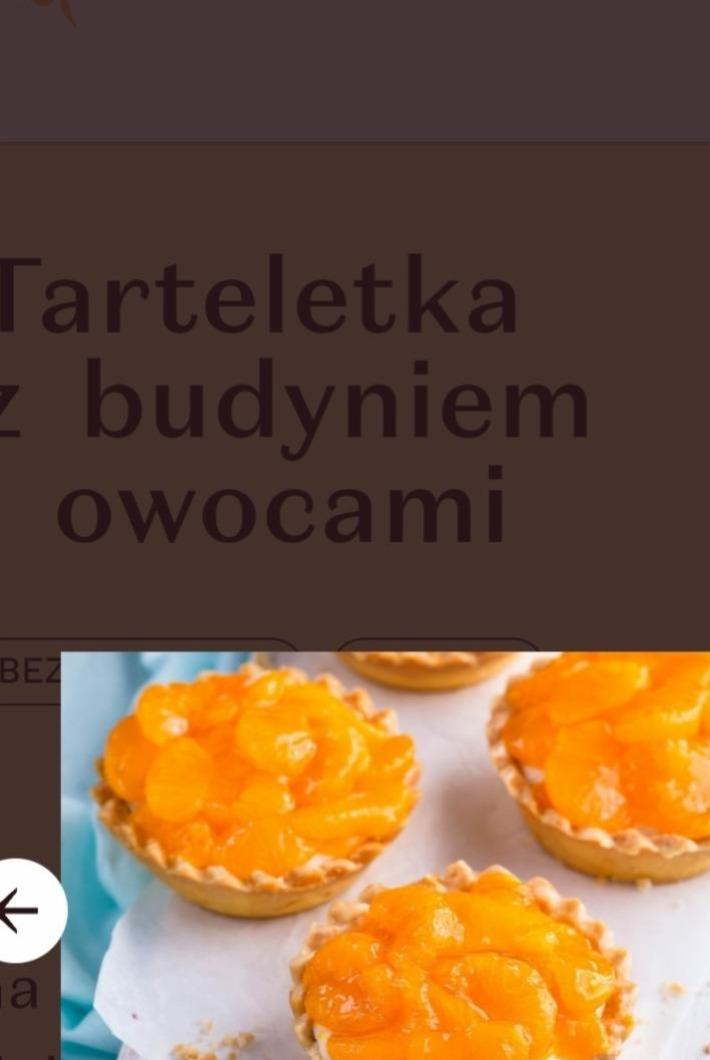 Zdjęcia - Tarteletka z budyniem i owocami Kłos