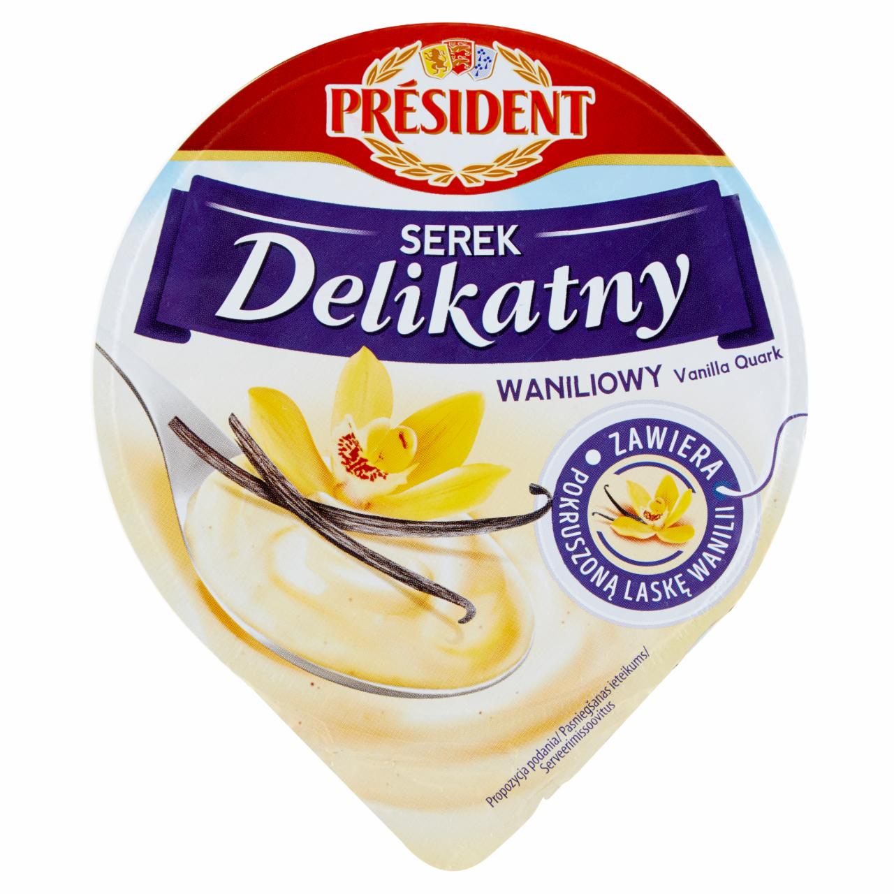 Zdjęcia - Président Serek Delikatny waniliowy 400 g