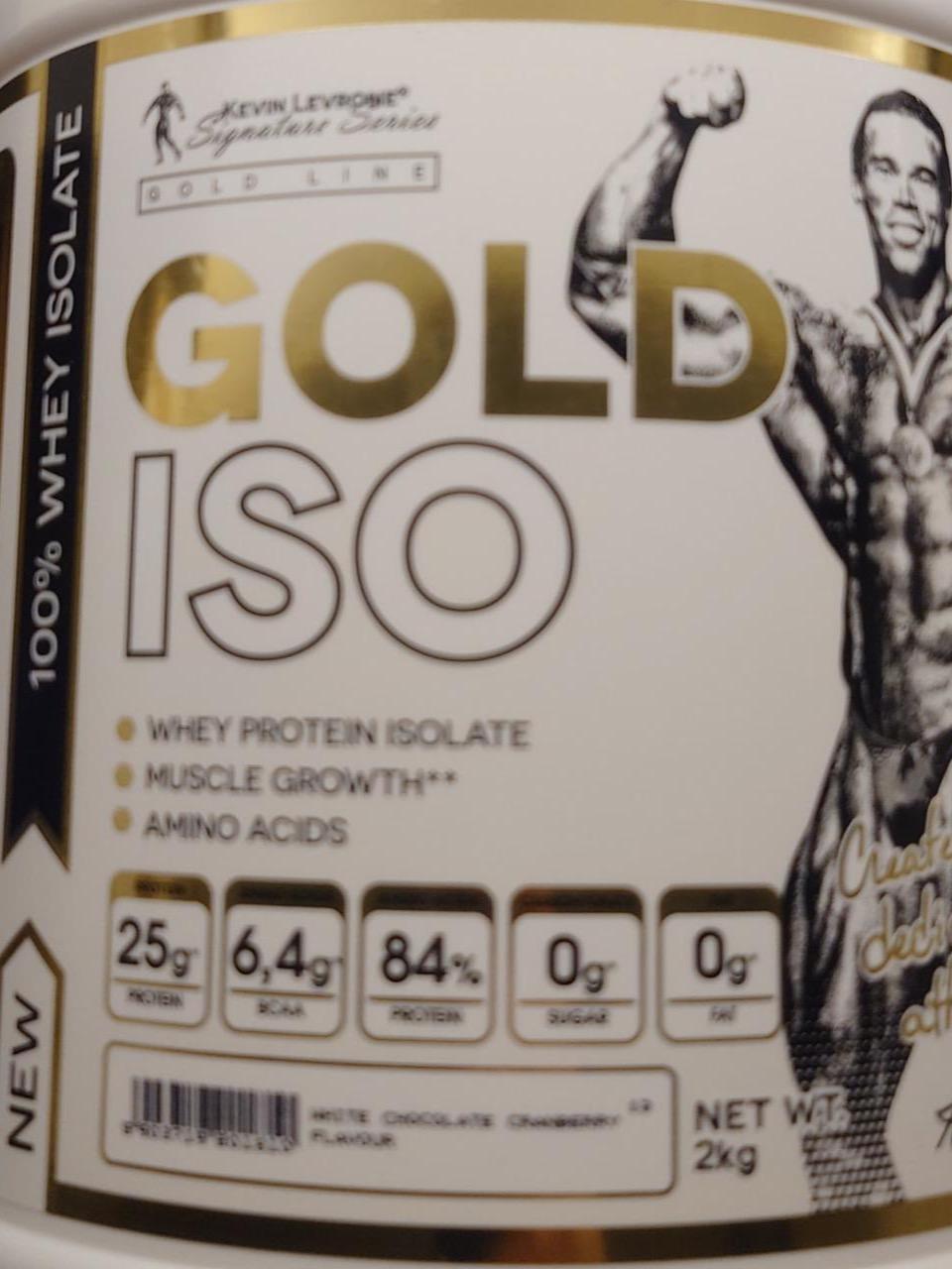 Zdjęcia - Gold Iso white chocolate Kevin Levrone