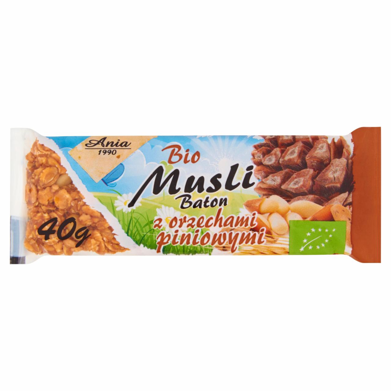 Zdjęcia - Ania Bio Musli Baton z orzechami piniowymi 40 g