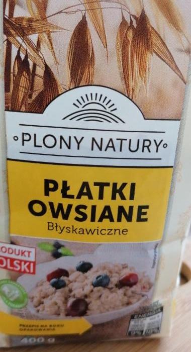 Zdjęcia - płatki owsiane błyskaawiczne Plony Natury