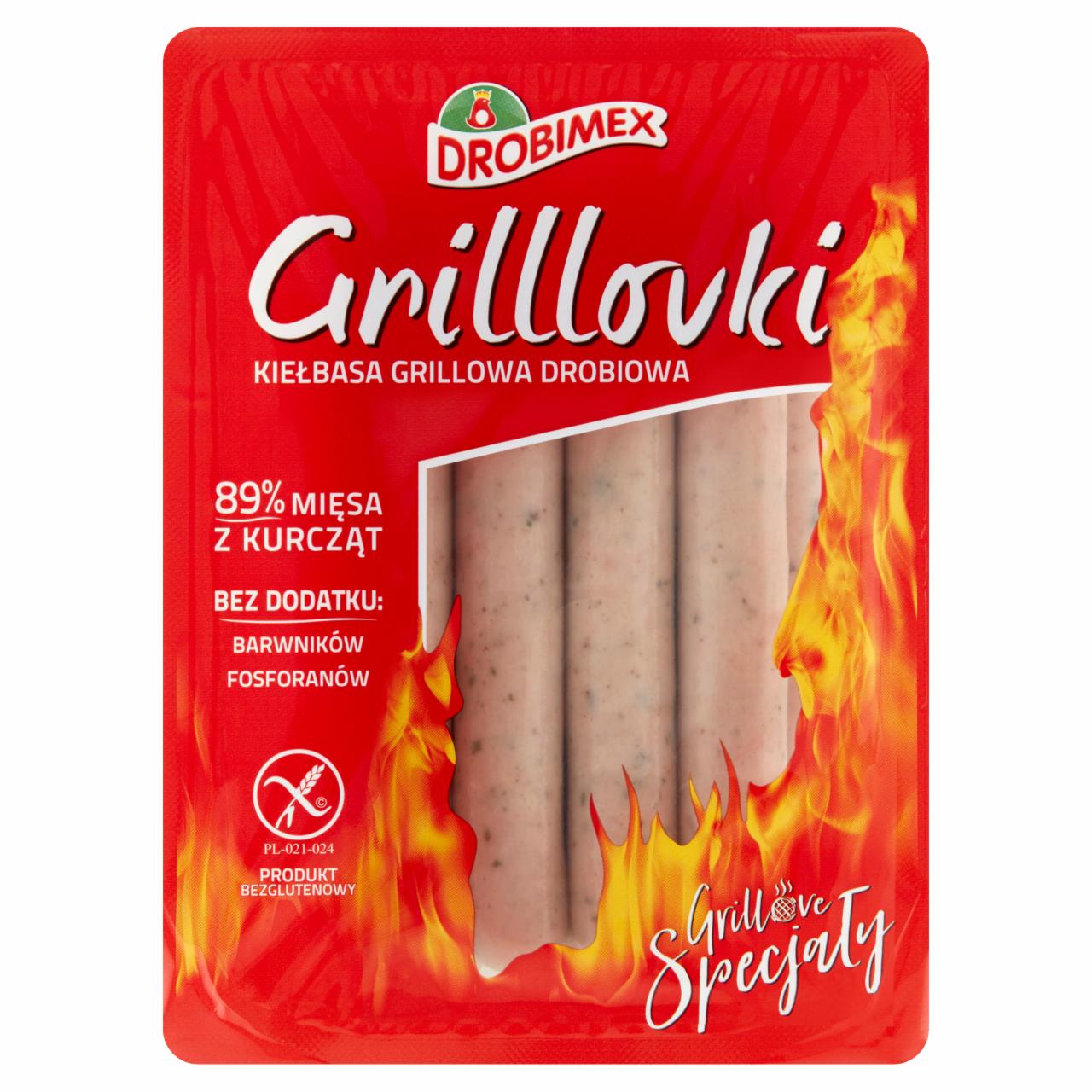 Zdjęcia - Drobimex Grilllovki Kiełbasa grillowa drobiowa 400 g