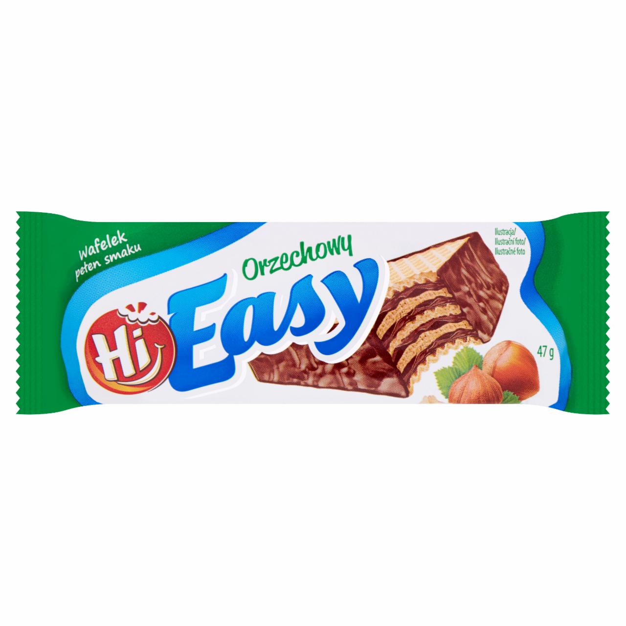 Zdjęcia - Hi Easy Wafelek orzechowy 47 g