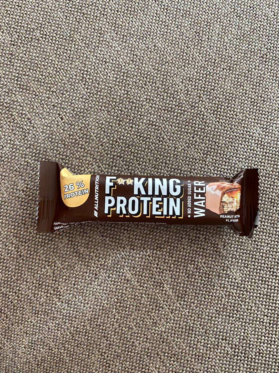 Zdjęcia - Fitking protein wafer peanut butter Allnutrition