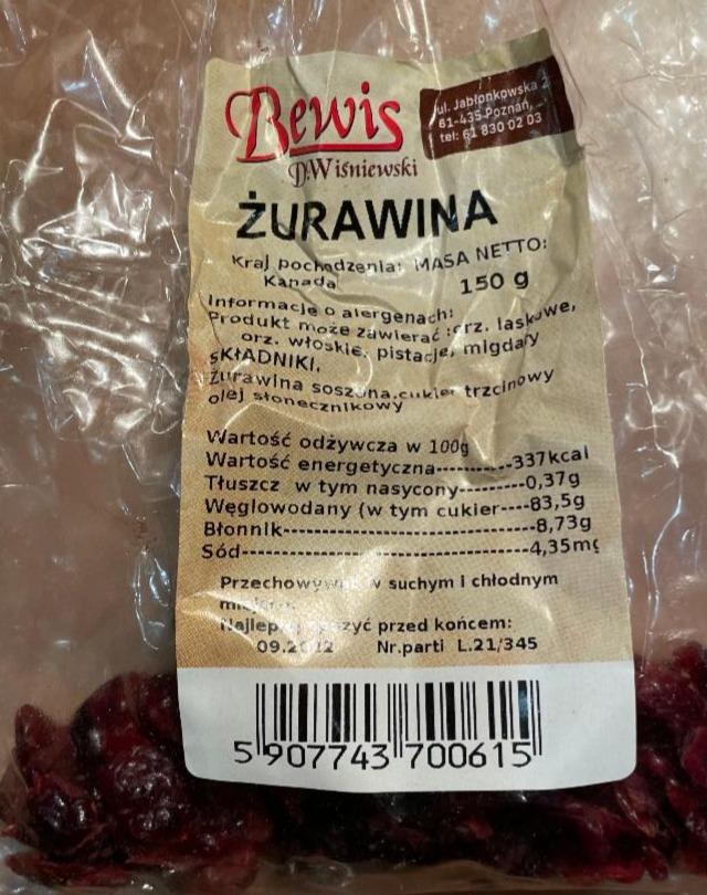 Zdjęcia - Żurawina Bewis