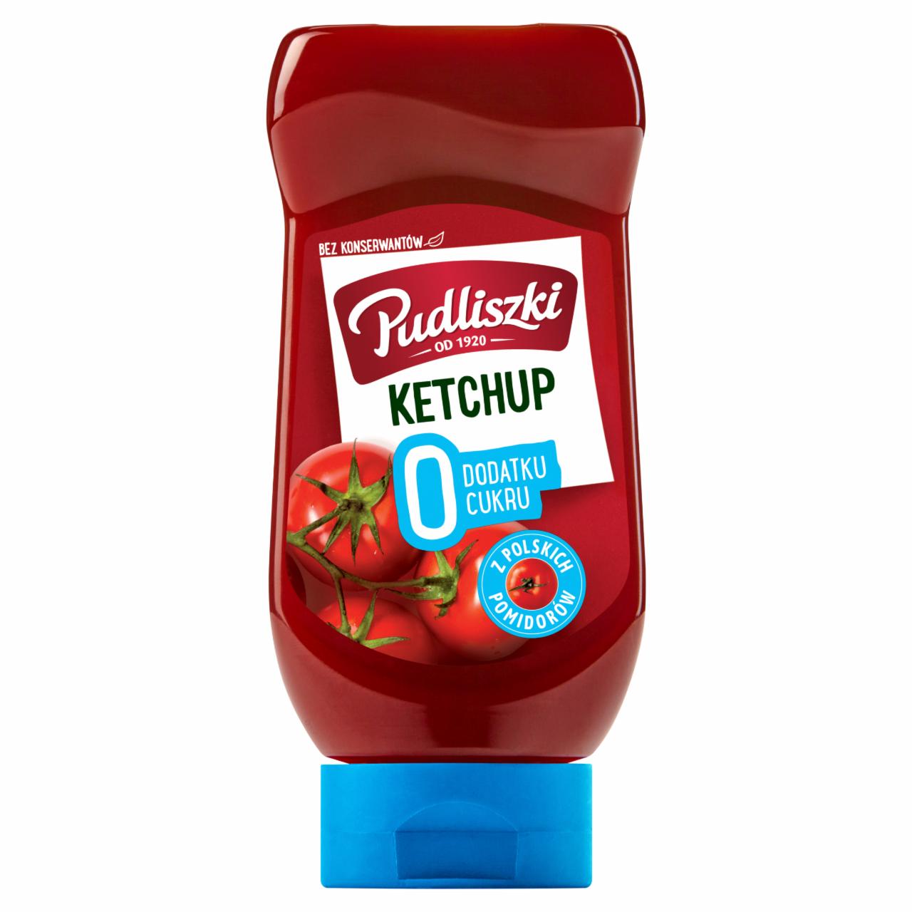 Zdjęcia - Pudliszki Ketchup 0 dodatku cukru 440 g