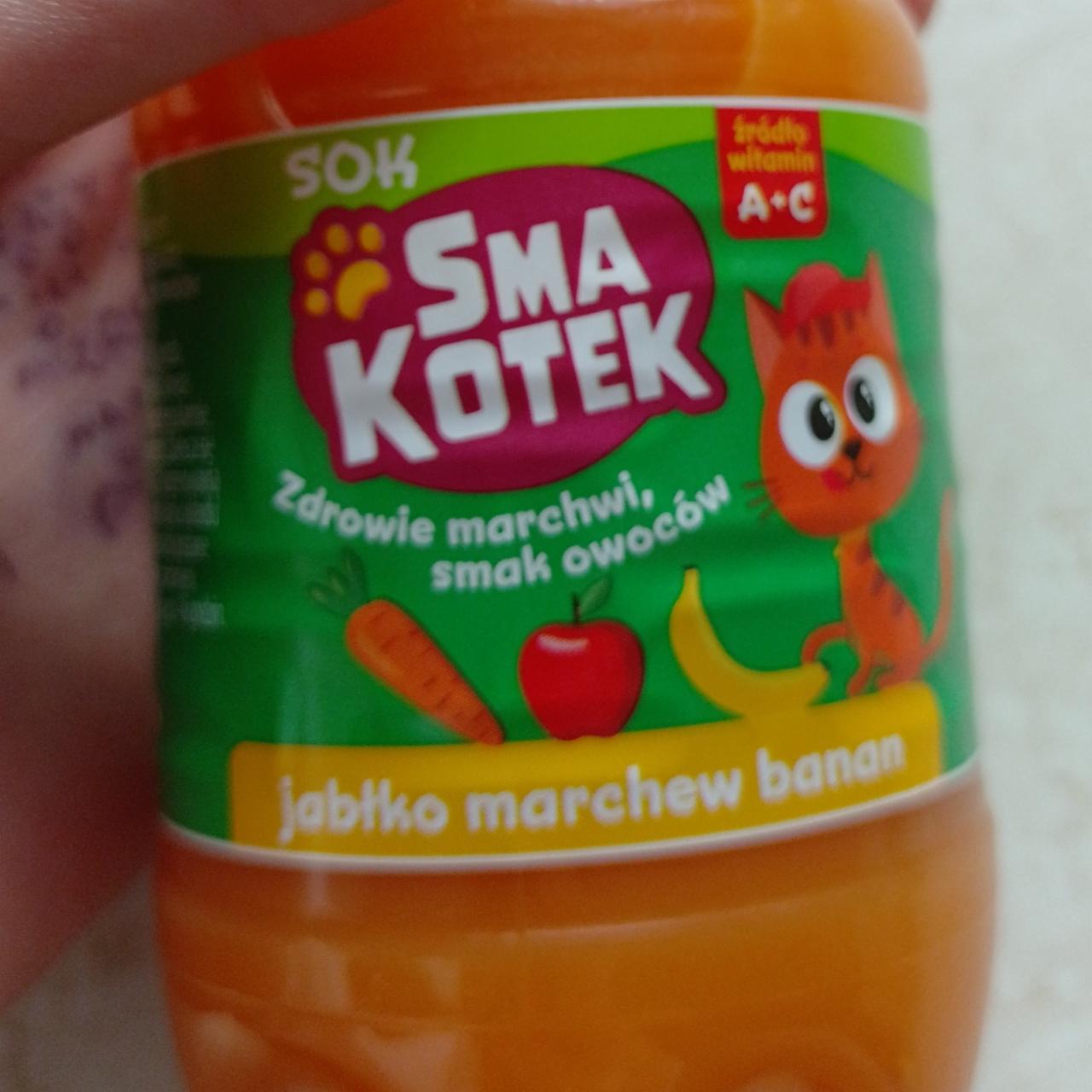 Zdjęcia - Sok jabłko marchew banan Sma Kotek