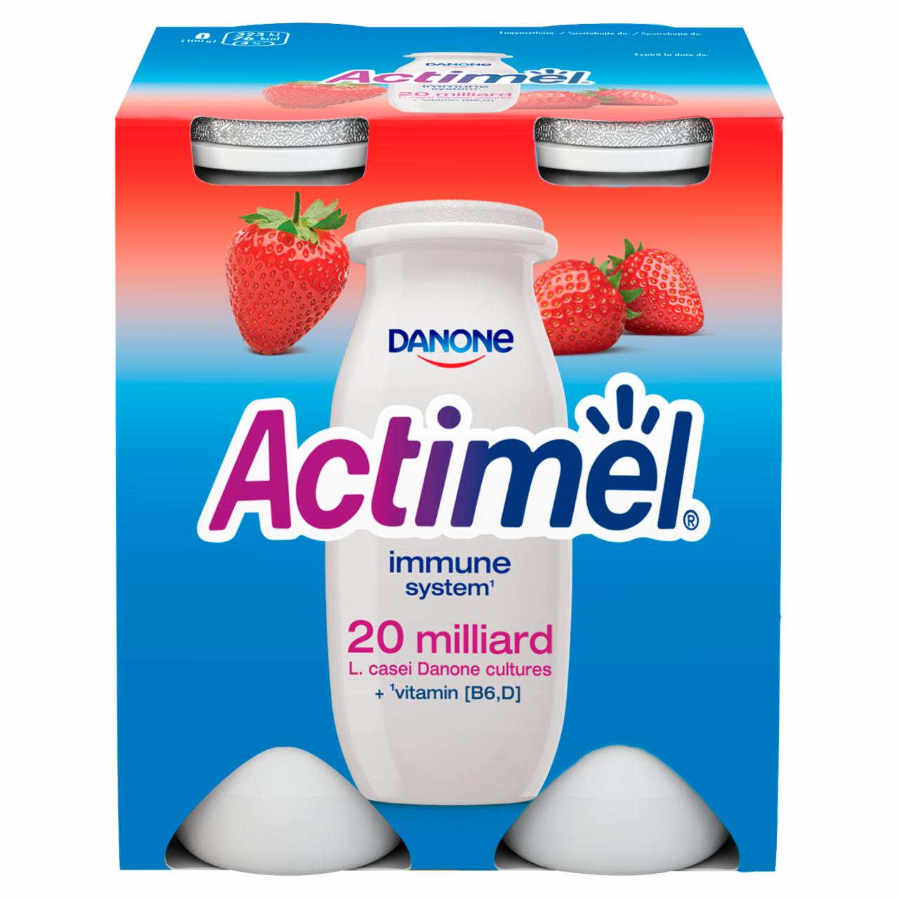 Zdjęcia - Mleko fermentowane o smaku truskawkowym Actimel