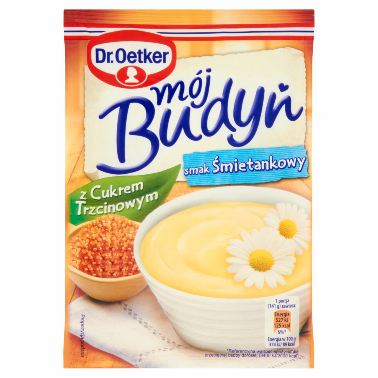 Zdjęcia - Dr. Oetker Mój budyń z cukrem trzcinowym smak śmietankowy 65 g