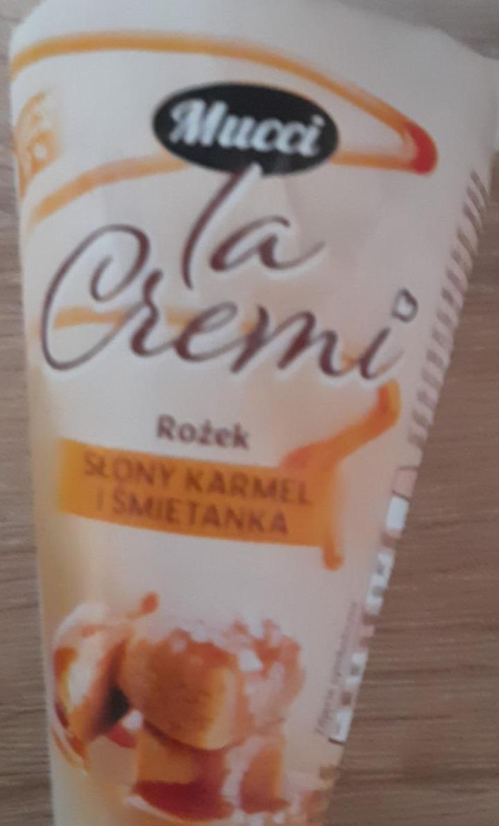 Zdjęcia - Lody la cremi o smaku słonego karmelu i śmietanki Mucci