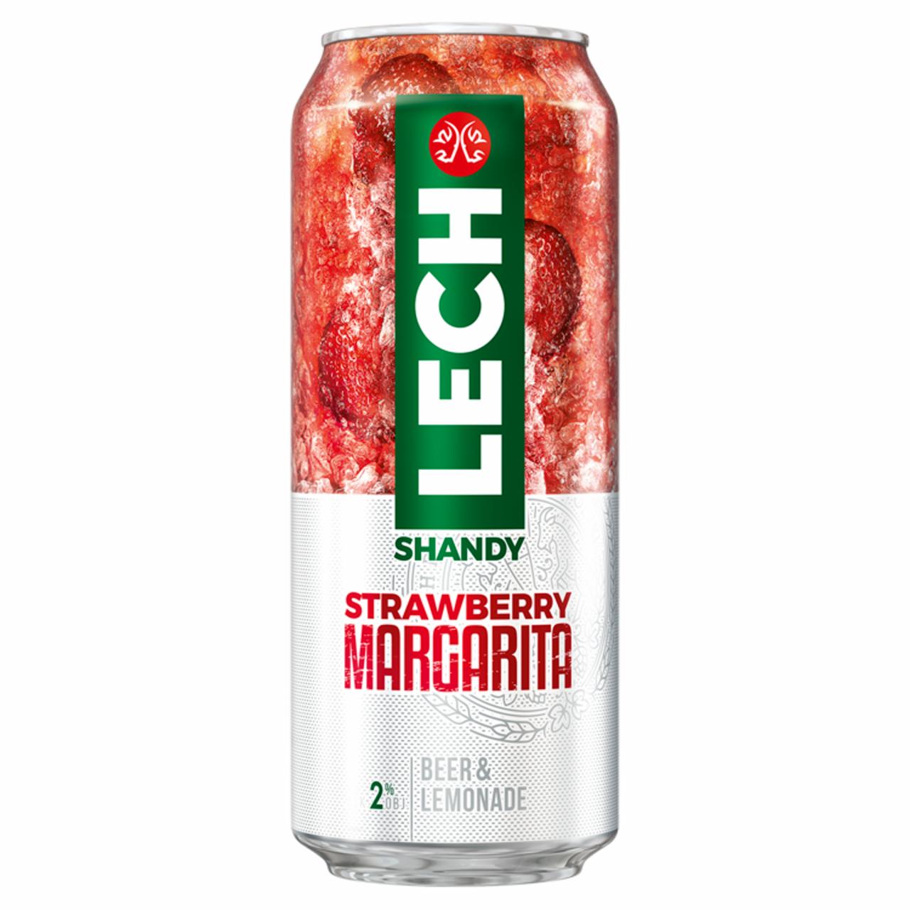 Zdjęcia - Lech Shandy Strawberry Margarita Piwo z lemoniadą 500 ml