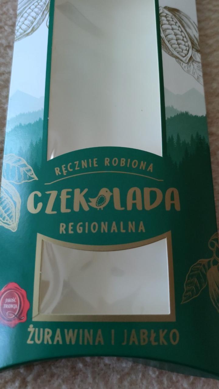 Zdjęcia - Czekolada regionalna Żurawina i Jabłko