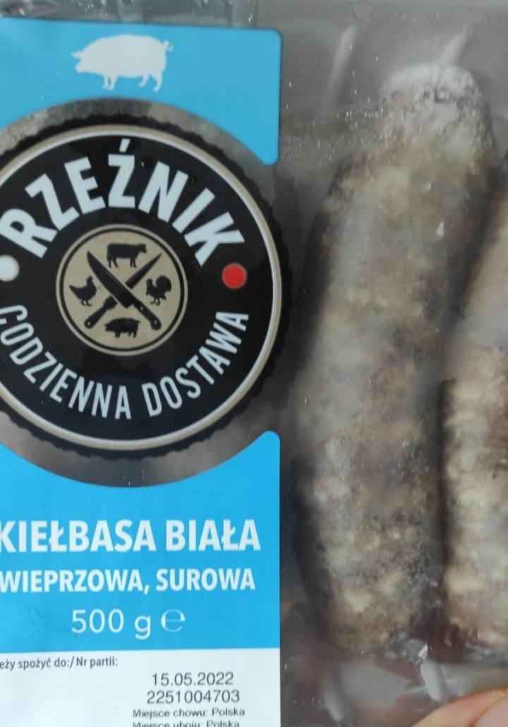 Zdjęcia - Kiełbasa biała wieprzow, surowa Rzeźnik codzienna dostawa