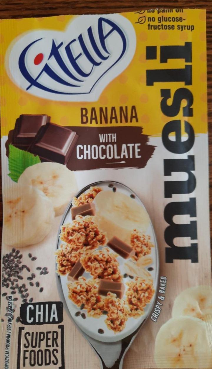 Zdjęcia - Musli banana with chocolate Fitella