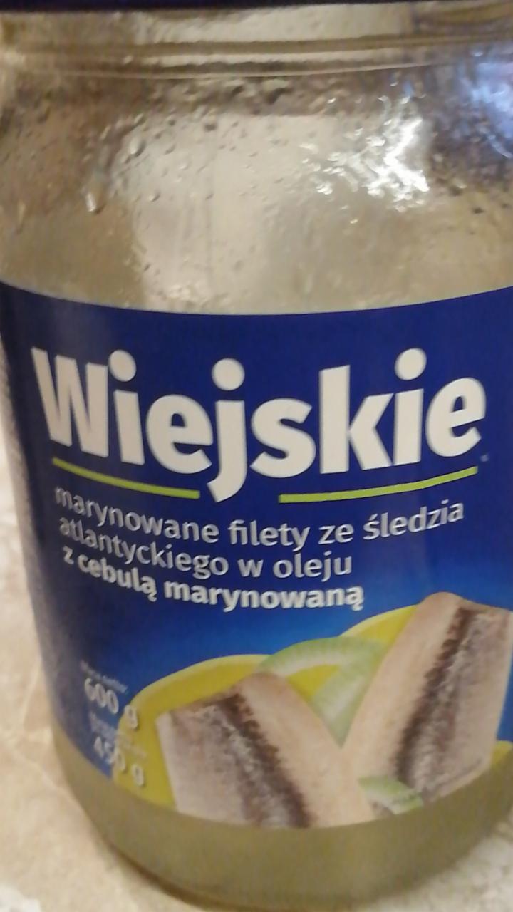 Zdjęcia - Wiejskie marynowane filety ze śledzia atlantyckiego z cebulą