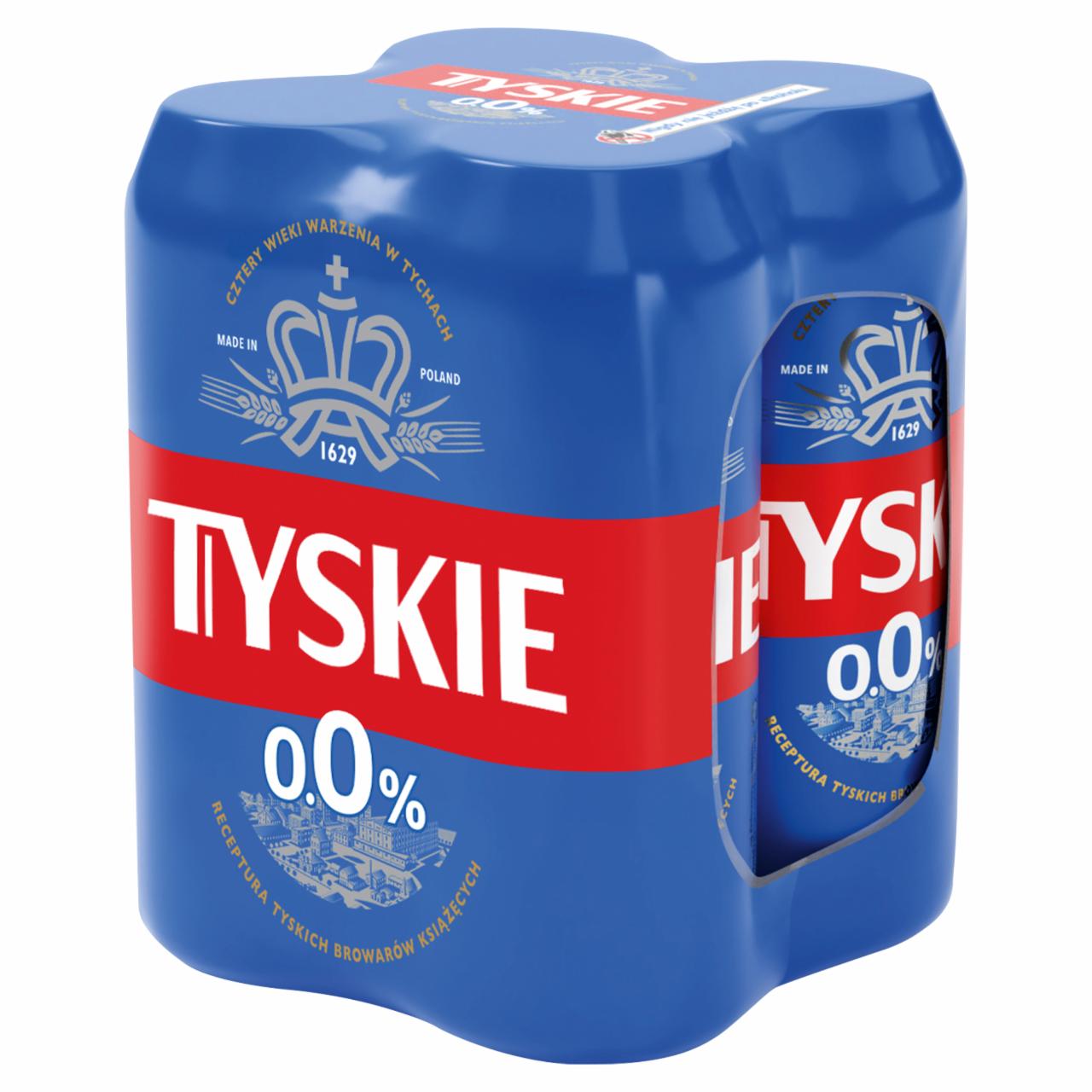 Zdjęcia - Tyskie Piwo bezalkoholowe 4 x 0,5 l