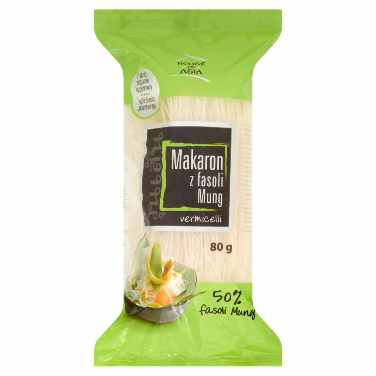 Zdjęcia - House of Asia Makaron z fasoli Mung Vermicelli 80 g