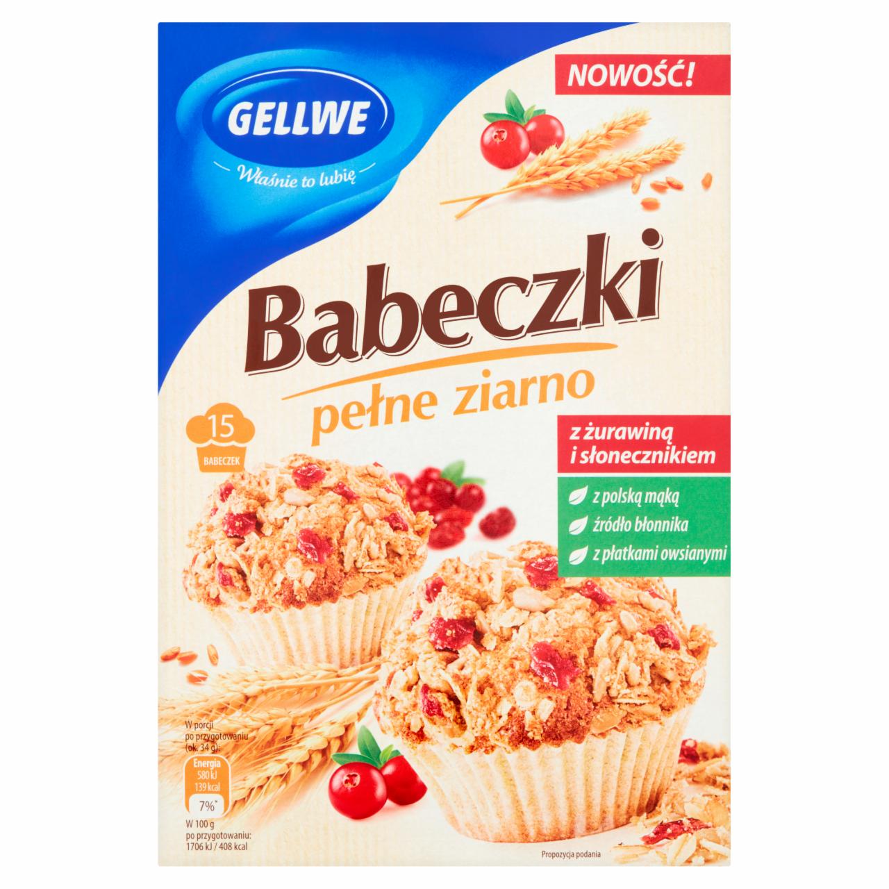 Zdjęcia - Gellwe Babeczki pełne ziarno 340 g