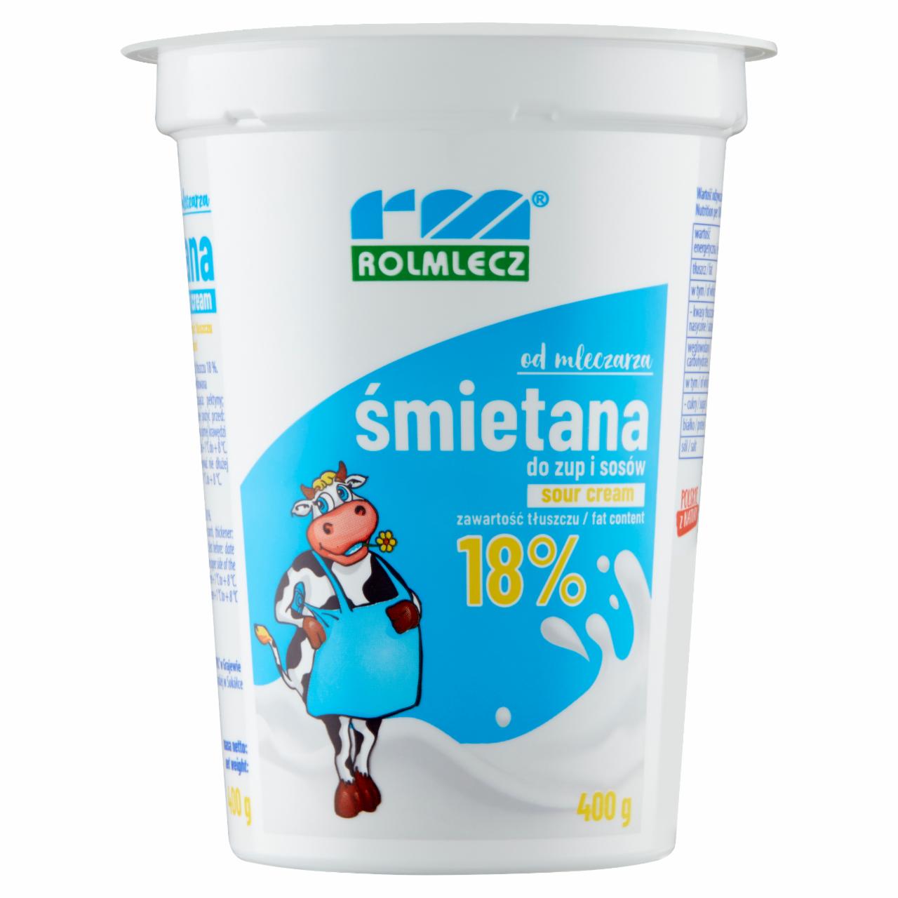 Zdjęcia - Rolmlecz Śmietana 18% 400 g