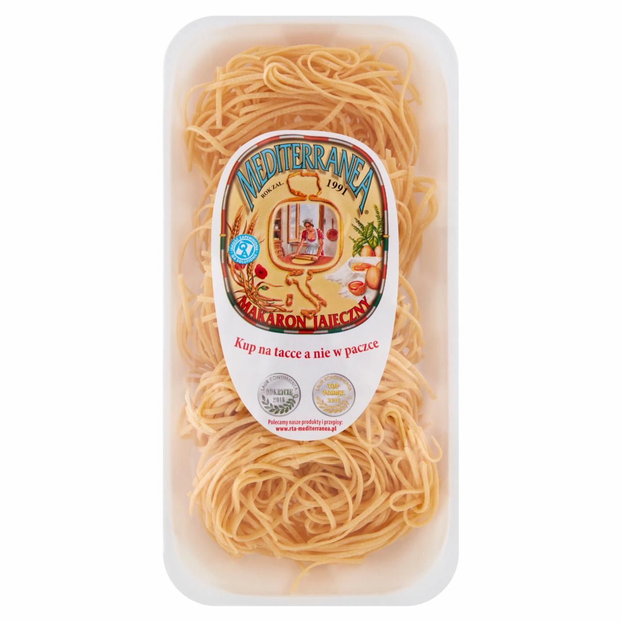 Zdjęcia - Mediterranea Makaron jajeczny 103 wstążka standard 250 g