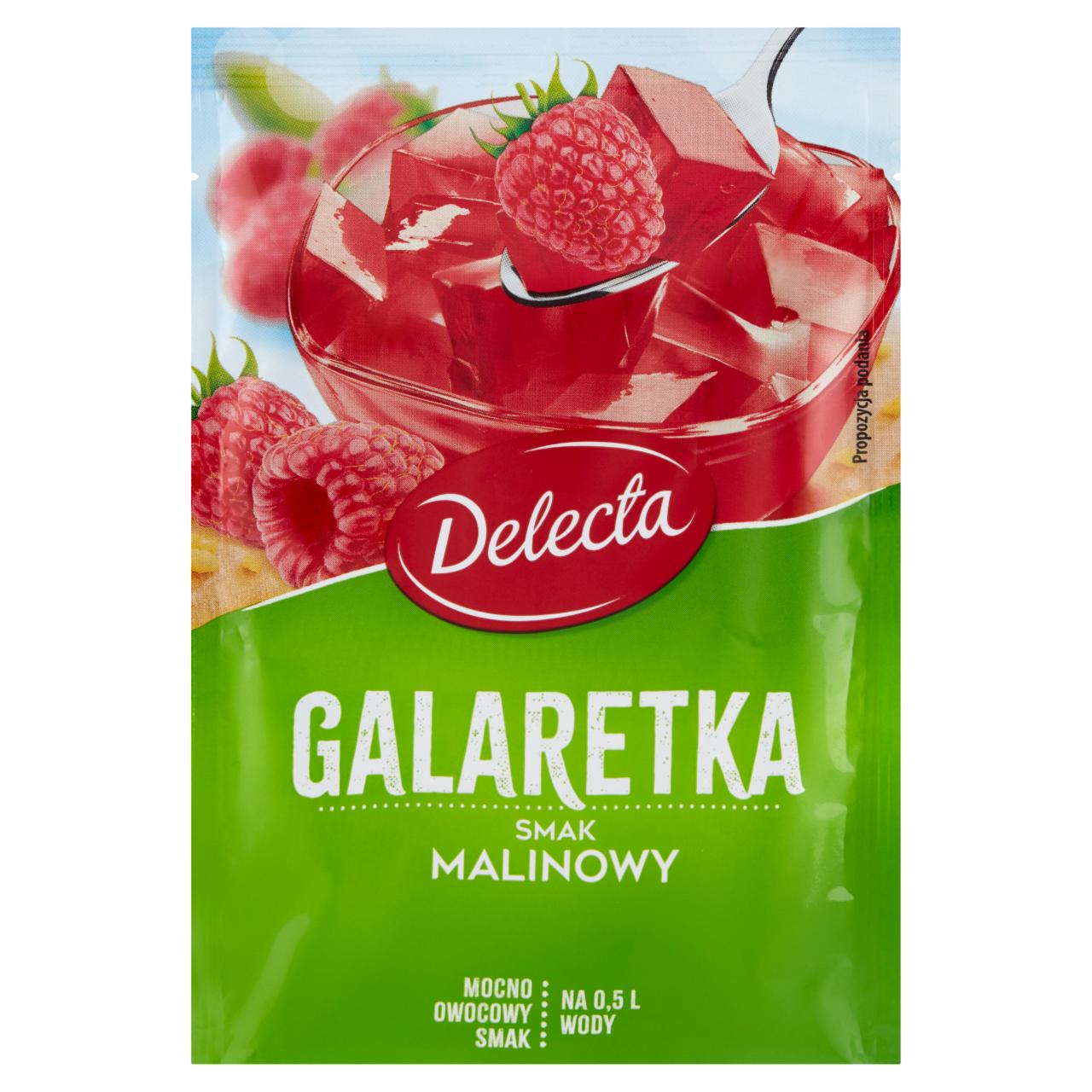 Zdjęcia - Delecta Galaretka smak malinowy 70 g