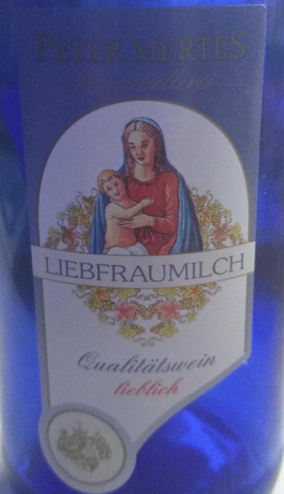 Zdjęcia - WINO LIEBFRAUMILCH BLU Peter Mertes