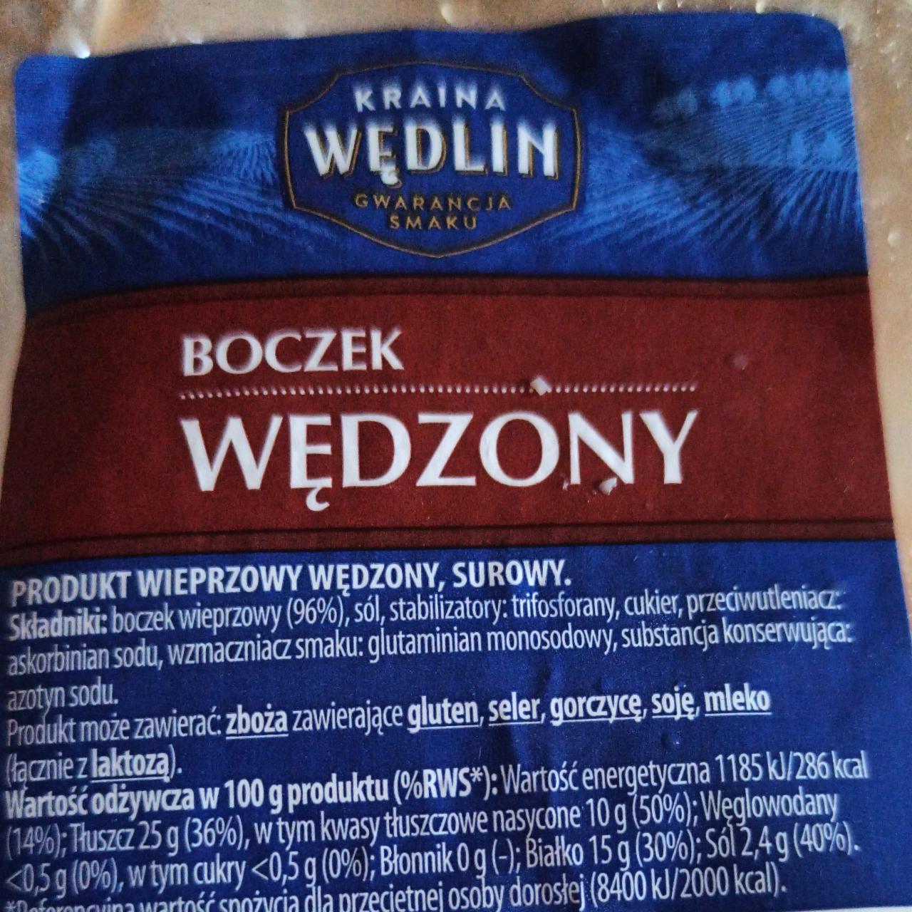 Zdjęcia - Boczek wędzony Kraina Wędlin