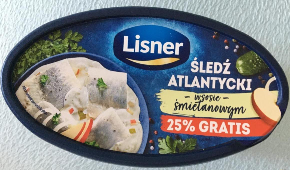 Zdjęcia - Śledź atlantycki filety w sosie śmietanowym Lisner