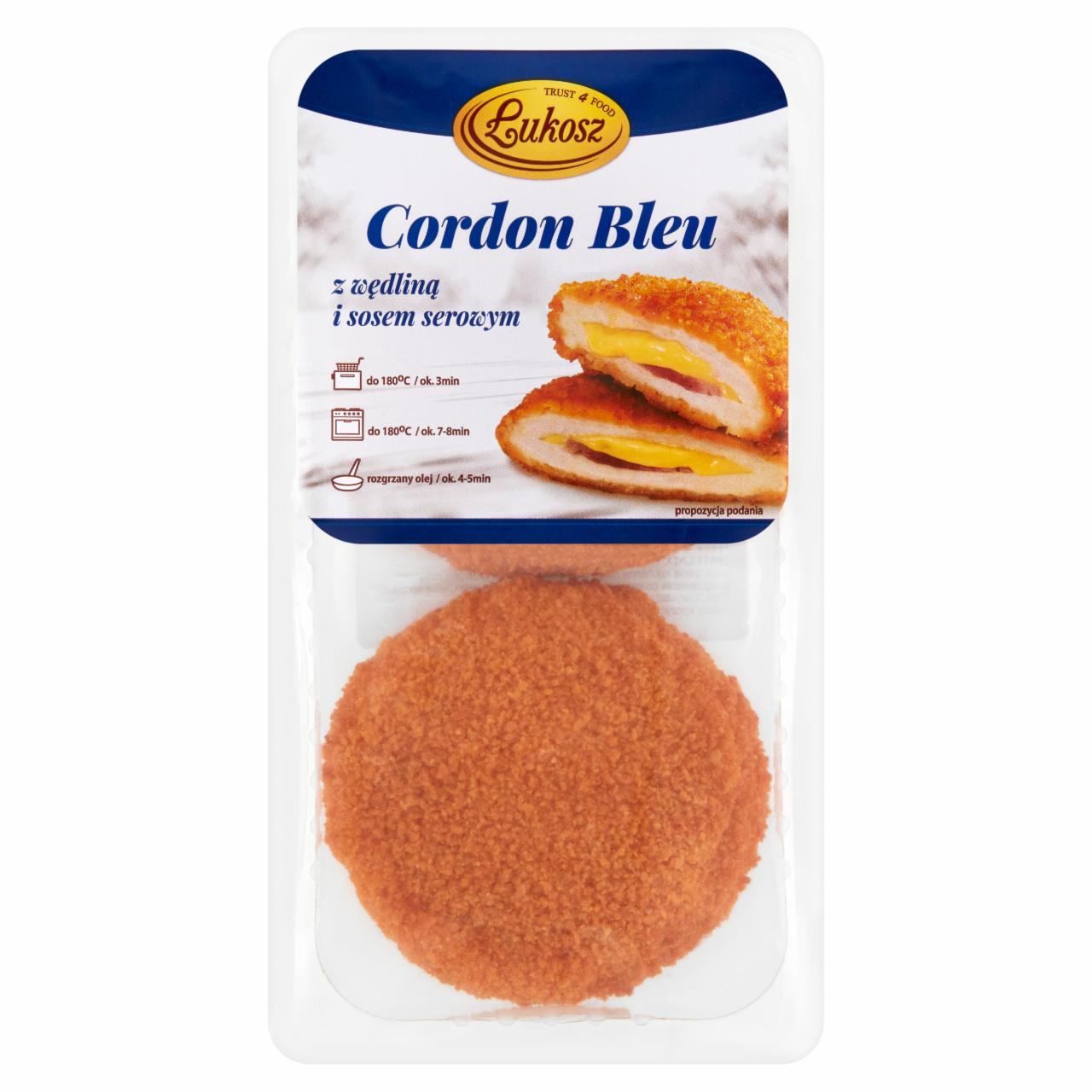 Zdjęcia - Łukosz Cordon Bleu z wędliną i sosem serowym 250 g