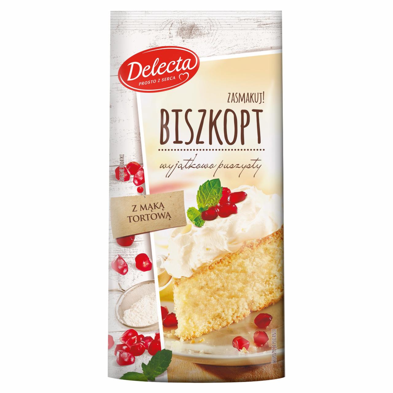 Zdjęcia - Delecta Biszkopt mieszanka do wypieku ciasta 380 g