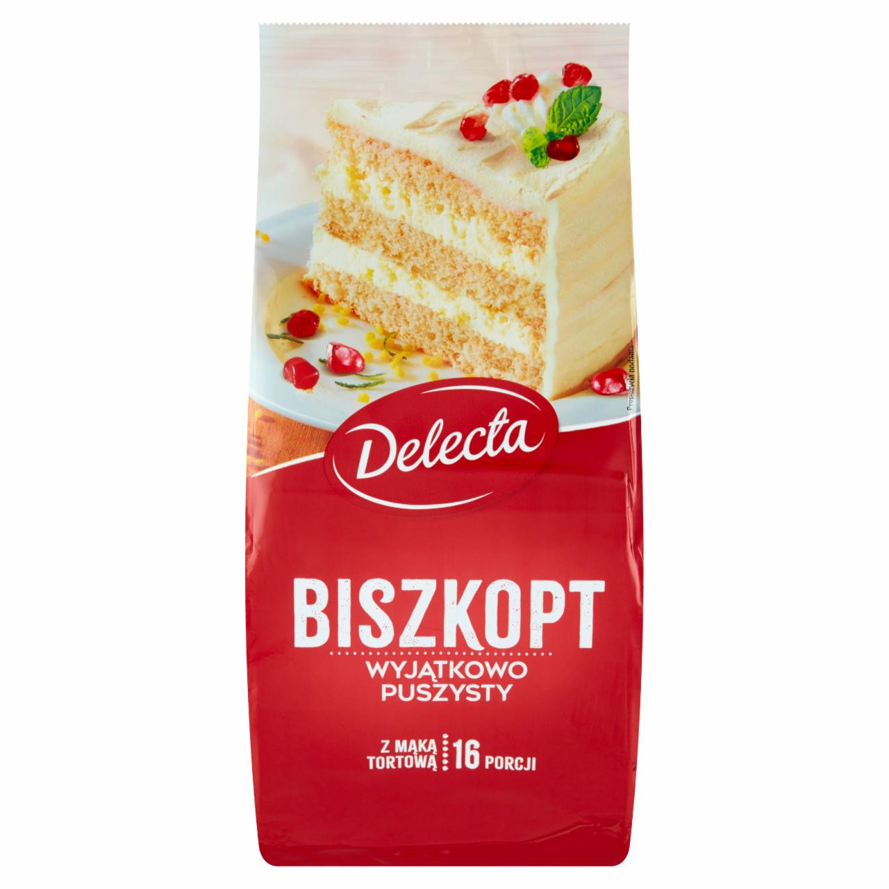 Zdjęcia - Delecta Biszkopt mieszanka do wypieku ciasta 380 g