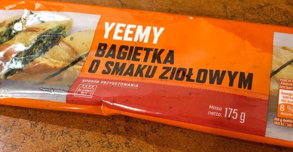 Zdjęcia - Bagietka o smaku ziołowym YEEMY