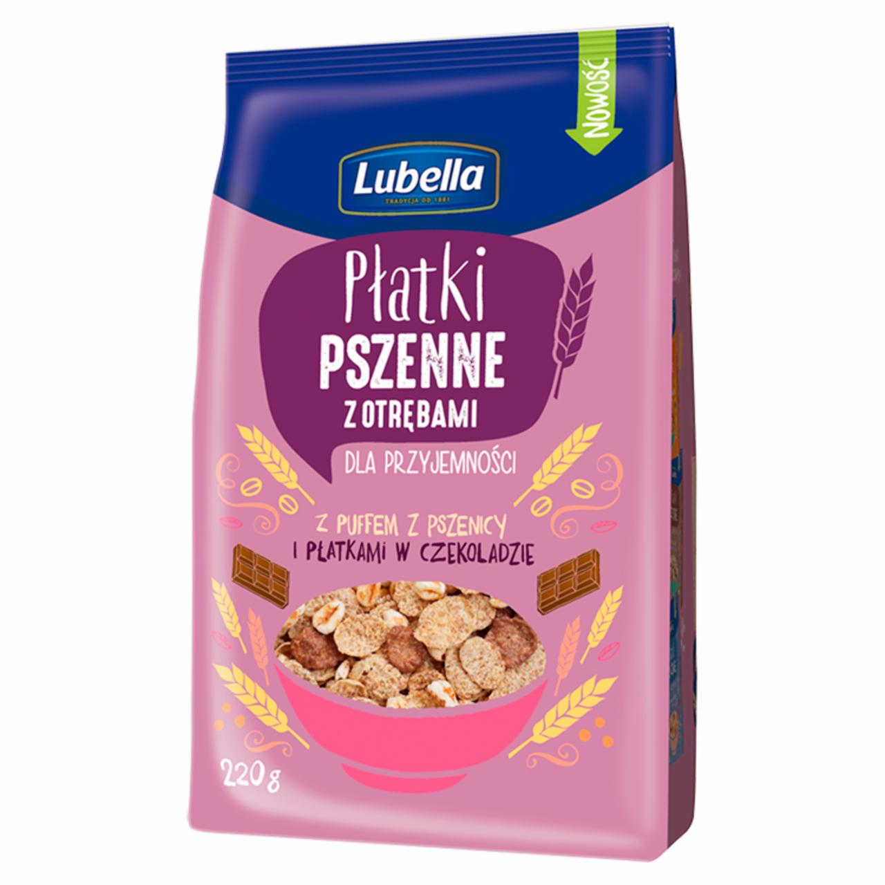 Zdjęcia - Lubella Płatki pszenne z otrębami 220 g