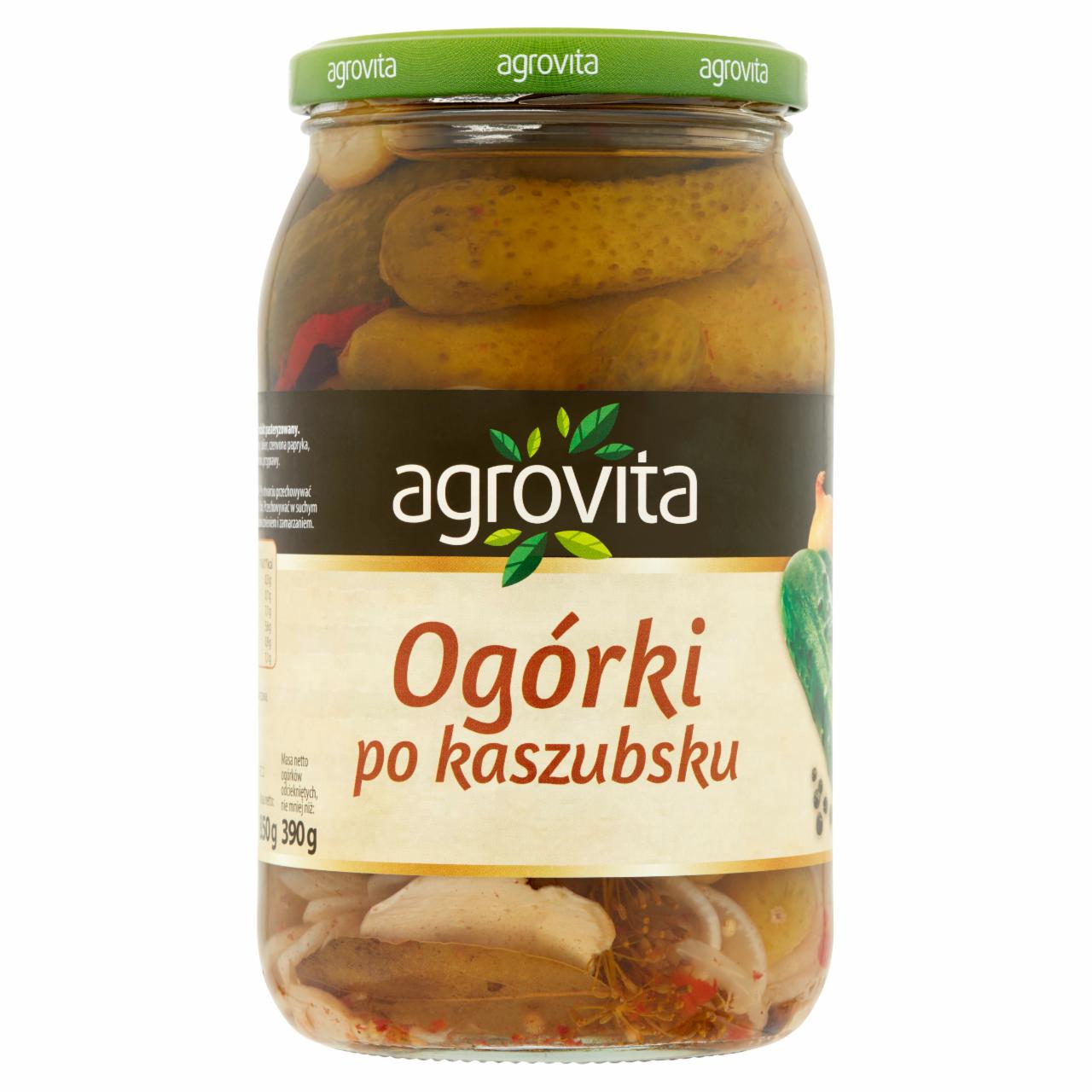 Zdjęcia - Agrovita Ogórki po kaszubsku 850 g