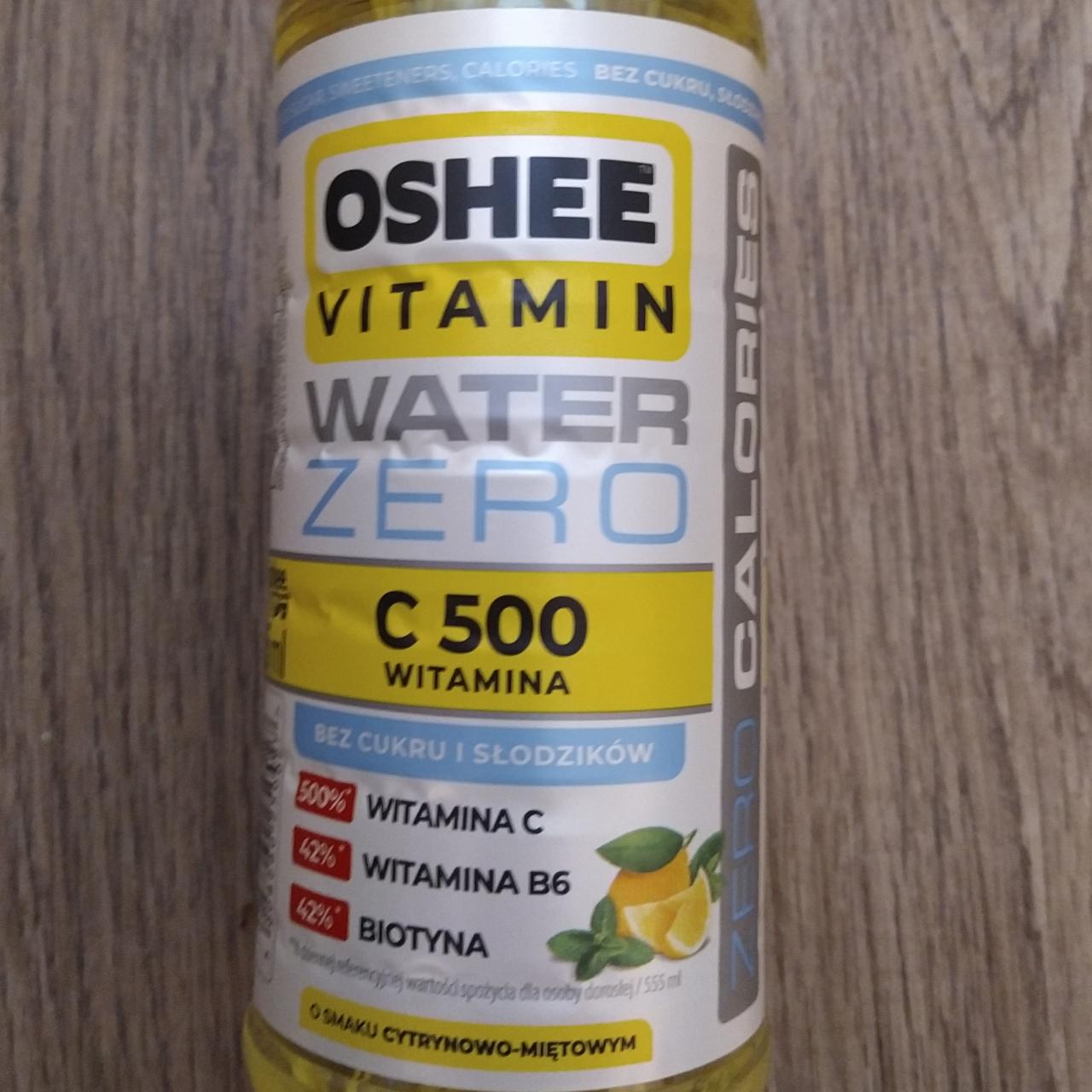 Zdjęcia - Oshee witamin water cytryna mięta