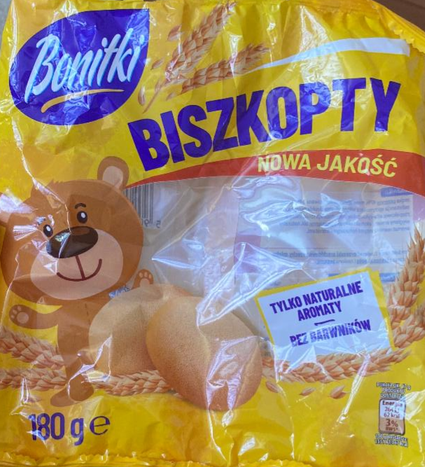 Zdjęcia - Biszkopty tylko naturalne aromaty Bonitki