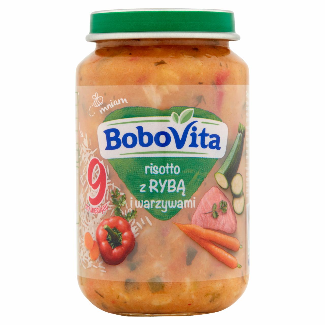 Zdjęcia - BoboVita Risotto z rybą i warzywami po 9 miesiącu 190 g