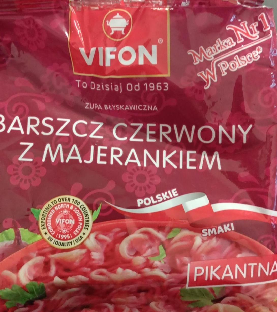 Zdjęcia - Barszcz czerwony z majerankiem pikantna Vifon