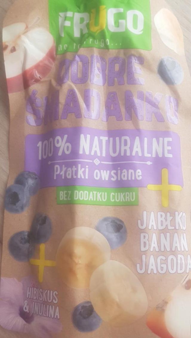 Zdjęcia - Frugo dobre śniadanko bez dodatku cukru jabłko banan jagoda