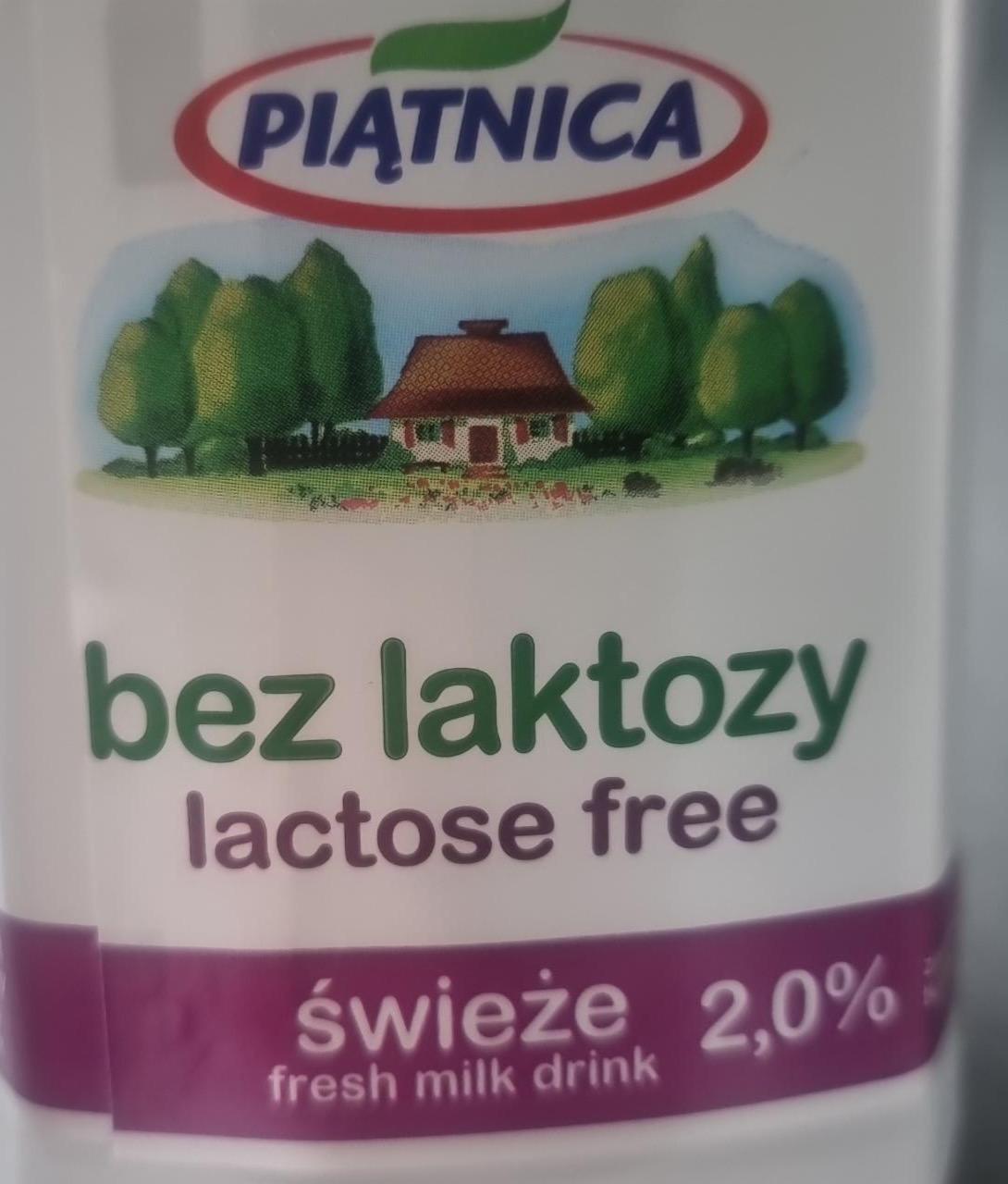 Zdjęcia - Mleko bez laktozy 2,0% Piątnica