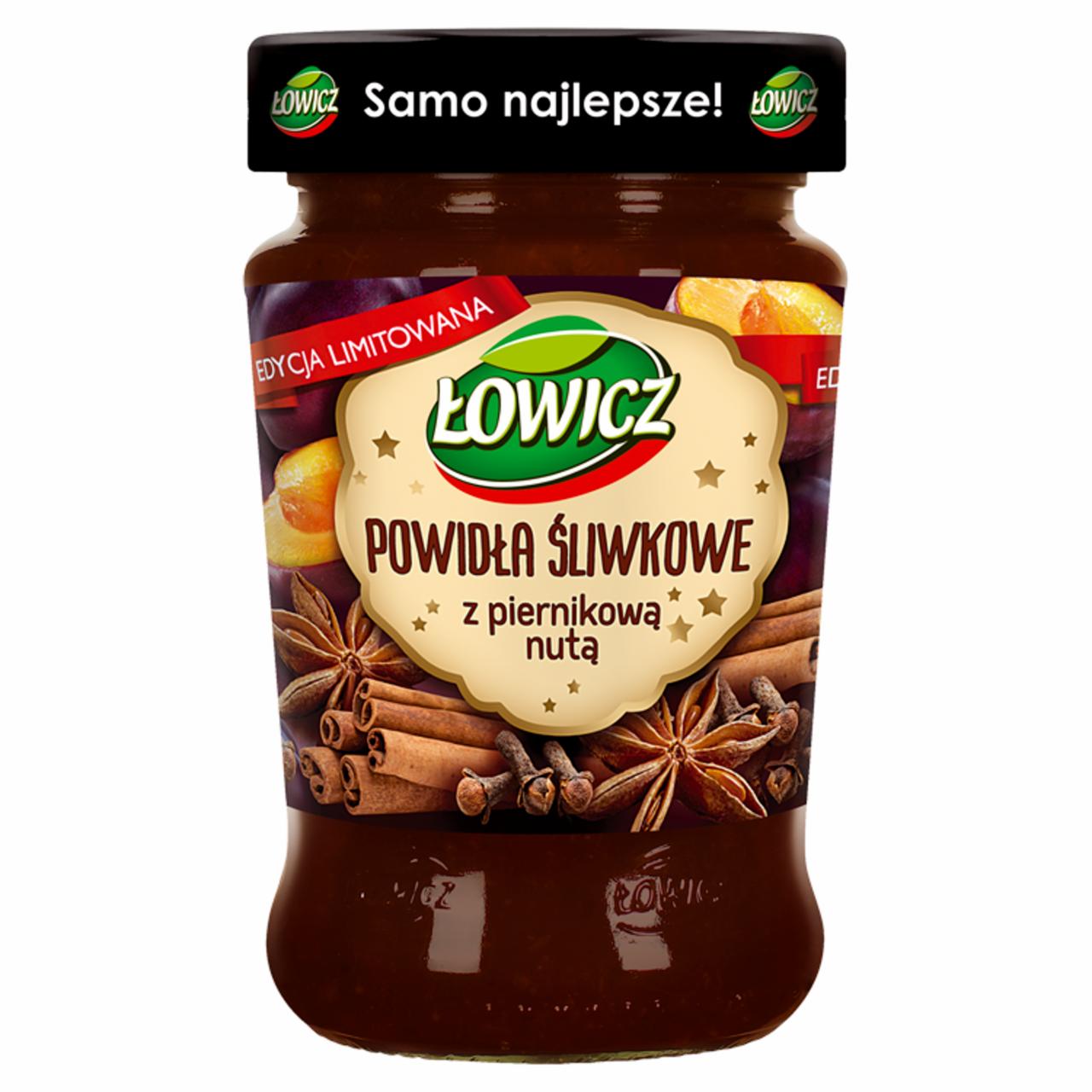 Zdjęcia - Łowicz Powidła śliwkowe z piernikową nutą 290 g