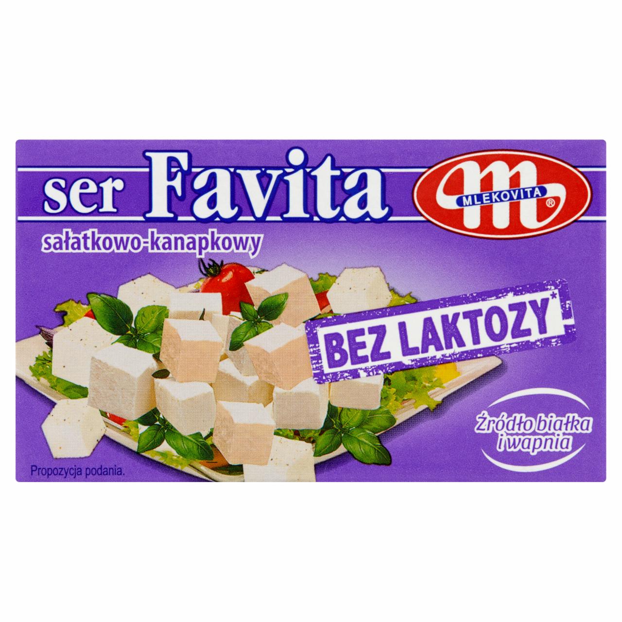 Zdjęcia - Mlekovita Favita Ser sałatkowo-kanapkowy bez laktozy 270 g