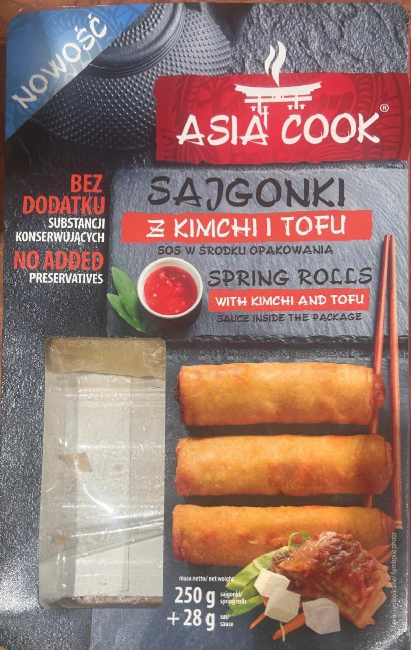 Zdjęcia - Sajgonki z kimchi i tofu Asia Cook