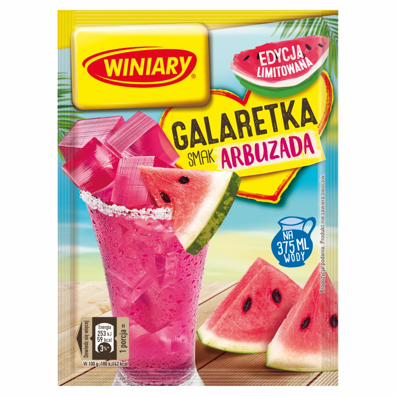 Zdjęcia - Winiary Galaretka smak arbuzada 47 g