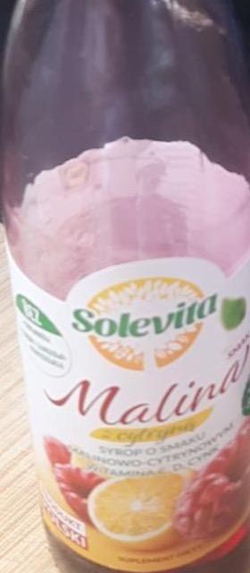 Zdjęcia - Syrop malinowa z cytryną Solevita